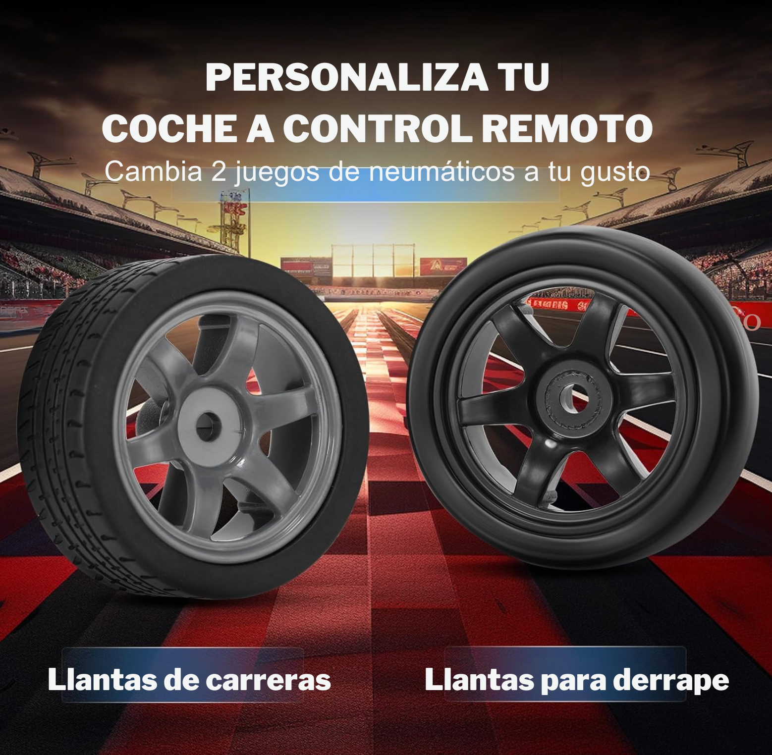 Carro De Drift 4x4 A Control Remoto Mustang Clásico